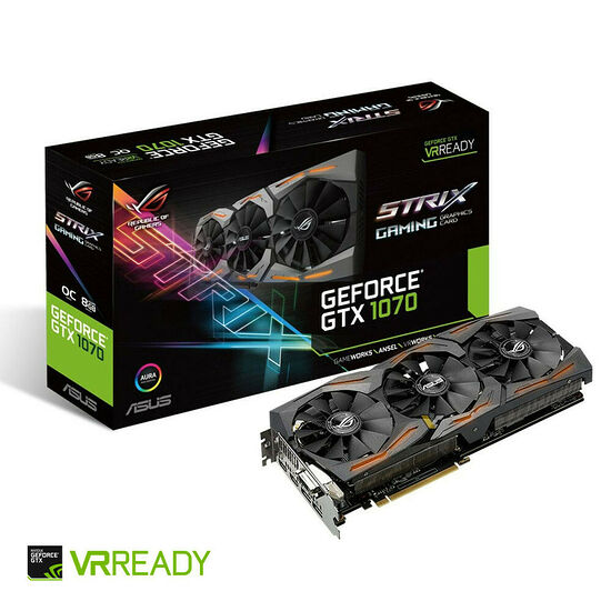 Asus GeForce GTX 1070 ROG STRIX OC, 8 Go