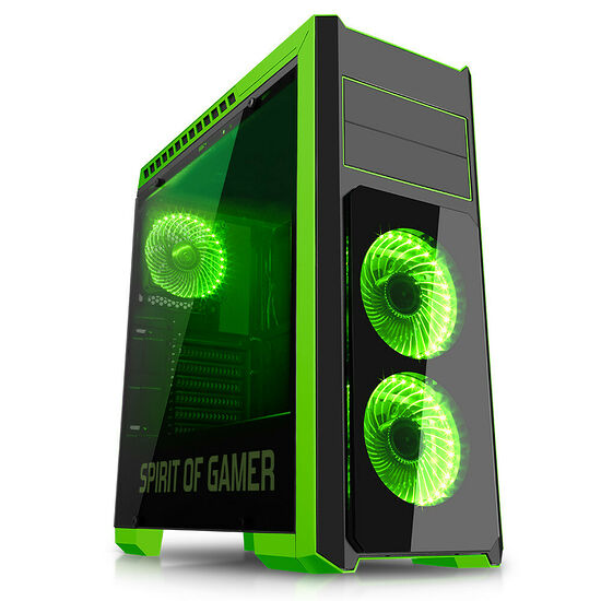 Spirit of Gamer Rogue III (LED Vertes)