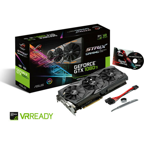 Asus GeForce GTX 1080 Ti ROG STRIX, 11 Go