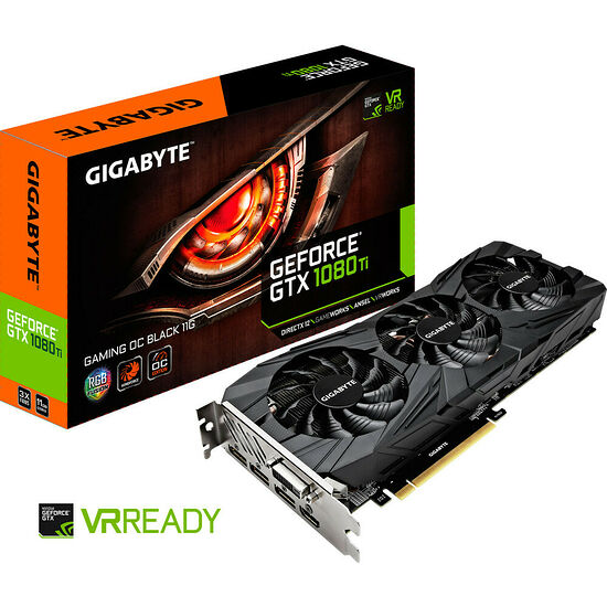 Gigabyte GeForce GTX 1080 Ti Gaming OC Black, 11 Go