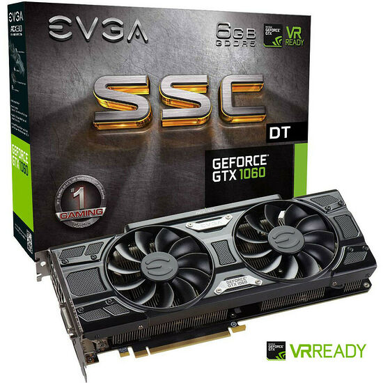 EVGA GeForce GTX 1060 SSC DT GAMING ACX 3.0, 6 Go