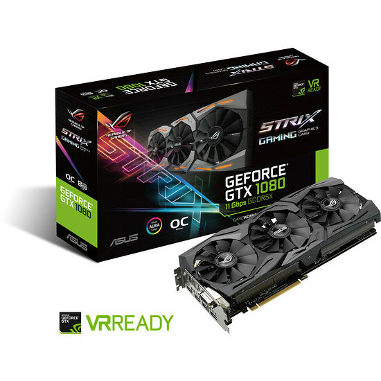 Asus GeForce GTX 1080 ROG STRIX OC 11 GBPS, 8 Go