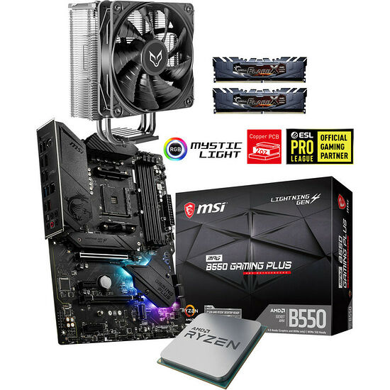 Kit d'évo Ryzen 5 3600 (tray) + MSI MPG B550 Gaming Plus + VT120 + 16 Go