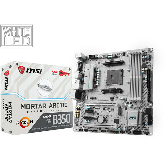 MSI B350M MORTAR ARCTIC