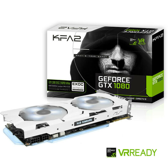 KFA2 GeForce GTX 1080 EXOC SNIPER White, 8 Go