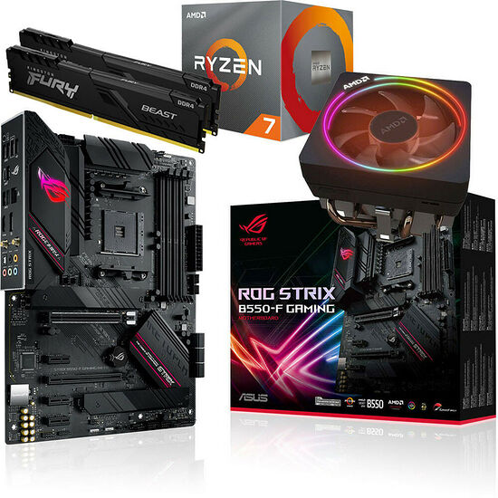 Kit évo Ryzen 7 3700X + Asus STRIX B550-F GAMING + 16 Go