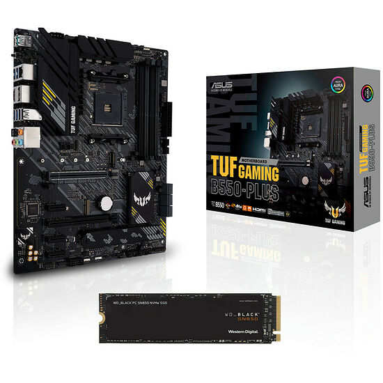 Asus TUF GAMING B550-PLUS + WD Black SN850 1 To