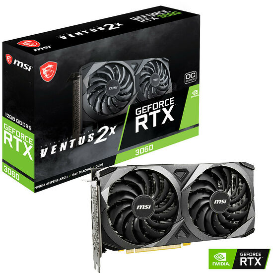 MSI GeForce RTX 3060 VENTUS 2X OC (LHR)