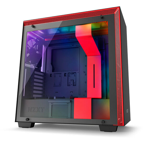 NZXT H700i - Noir mat/Rouge