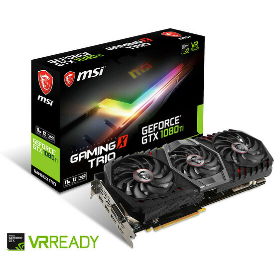 MSI GeForce GTX 1080 Ti GAMING X TRIO, 11 Go
