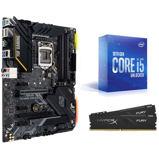 Kit d'évo Intel Core i5-10600K + ASUS TUF GAMING Z490-PLUS + 16 Go