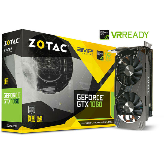 Zotac GeForce GTX 1060 AMP!, 3 Go