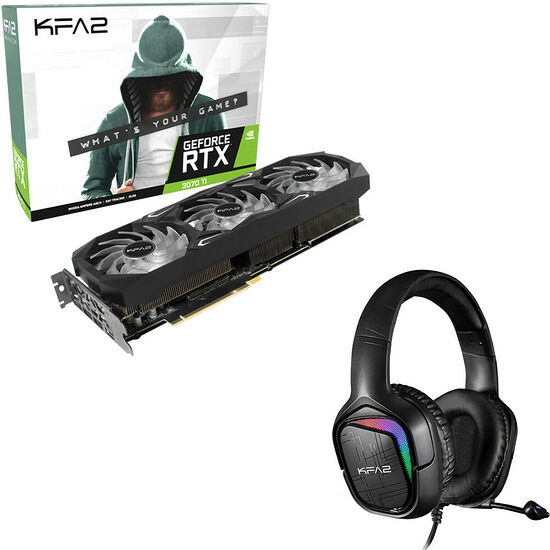 KFA2 GeForce RTX 3070 Ti SG (LHR) + KFA2 SONAR-04