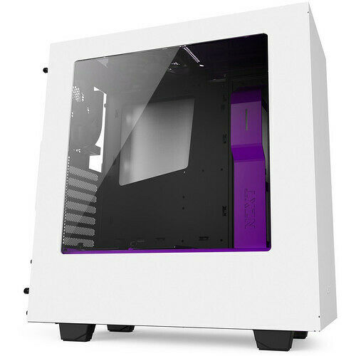 NZXT Source 340, Blanc/Violet