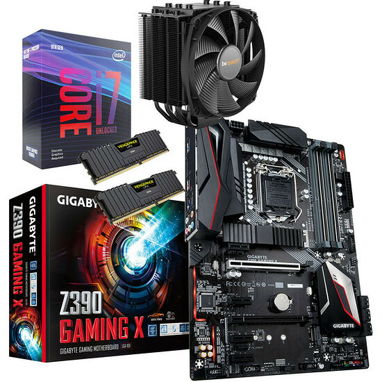 Kit évo Intel Core i7-9700KF + Gigabyte Z390 Gaming X + Dark Rock 4 + 16 Go