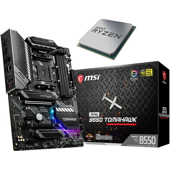 AMD Ryzen 9 5950X (Tray) + MSI B550 TOMAHAWK