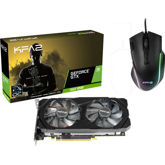 KFA2 GeForce GTX 1660 SUPER (1-Click OC) + SLIDER-01