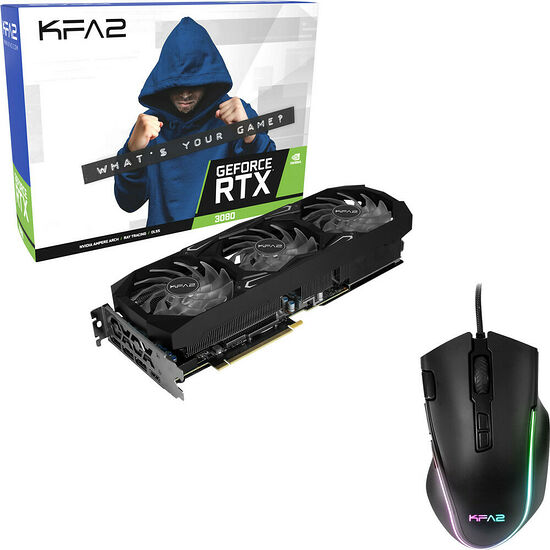 KFA2 GeForce RTX 3080 SG 12G (12 Go) (LHR) + SLIDER-01