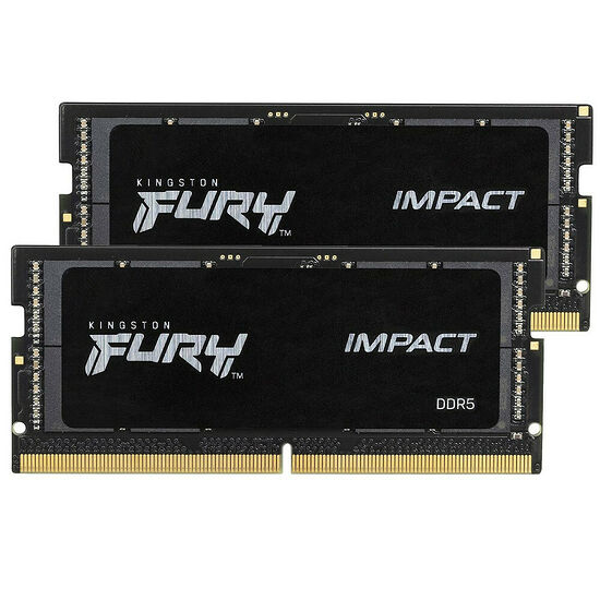 SO-DIMM DDR5 Kingston Fury Impact Black - 32 Go (2 x 16 Go) 5600 MHz - CAS 40