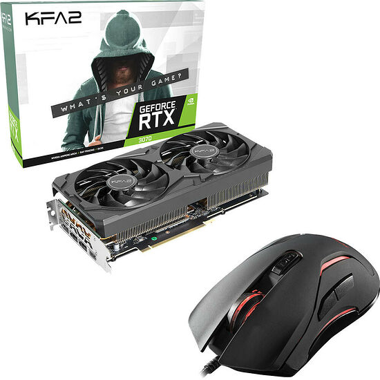 KFA2 GeForce RTX 3070 (1-Click OC) (LHR) + SLIDER-04