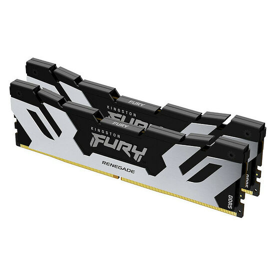 DDR5 Kingston Fury Renegade Argent - 32 (2 x 16 Go) 6400 MHz - CAS 32