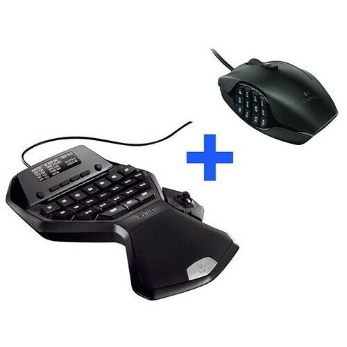 Pack Gaming Logitech, Clavier Gamer G13 + Souris G600 MMO Black