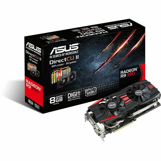 Asus Radeon R9 390 DirectCU II, 8 Go
