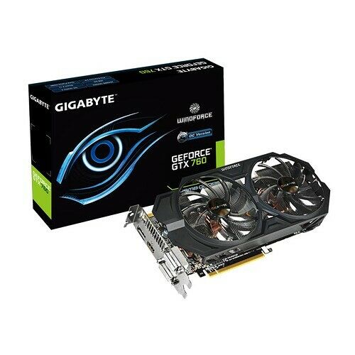 Carte graphique Gigabyte GeForce GTX 760 OC WindForce 2X, 2 Go