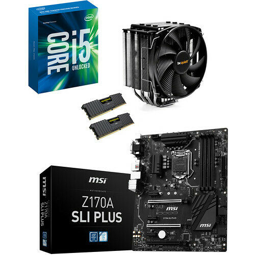 Kit d'évo Core i5-6600K + MSI Z170A SLI PLUS + Dark Rock 3 + 16 Go