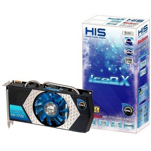 Carte graphique HIS Radeon HD 7770 IceQ X Turbo, 1 Go + Pack jeu