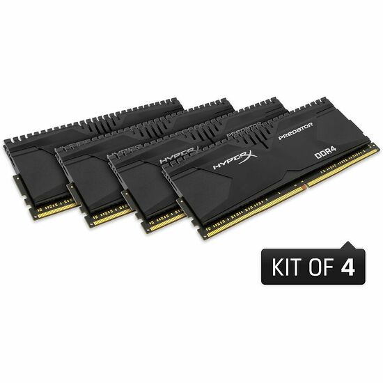 DDR4 HyperX Predator, 4 x 4 Go, 2800 MHz, CAS 14