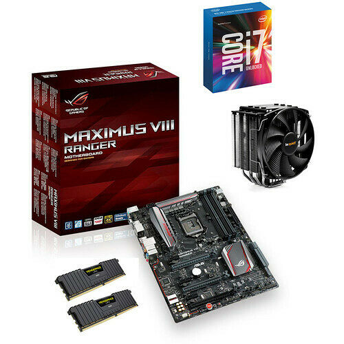 Kit évo Intel Core i7-6700K + Asus MAXIMUS VIII RANGER + Dark Rock 3 + 16 Go