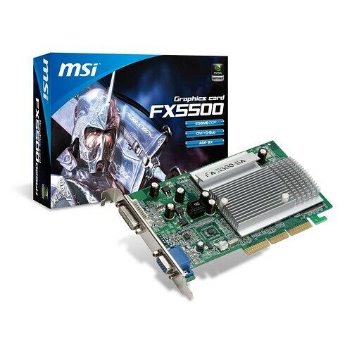 MSI GeForce FX 5500, 256 Mo