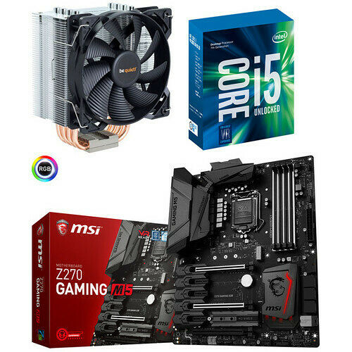 Kit d'évo Intel Core i5-7600K + MSI Z270 GAMING M5 + Pure Rock