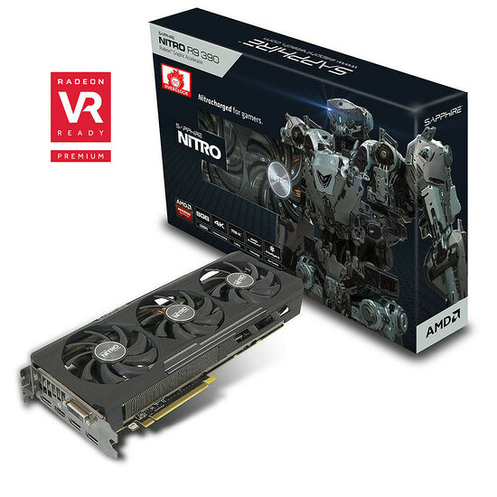 Sapphire Radeon R9 390X NITRO (UEFI / Backplate), 8 Go
