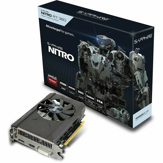 Sapphire Radeon R7 360 NITRO (UEFI), 2 Go