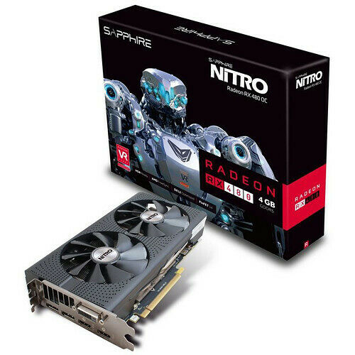 Sapphire Radeon RX 480 NITRO 4G D5 OC, 4 Go