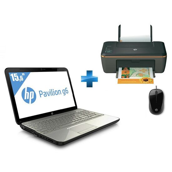 HP Pavilion G6-2331SF, 15.6" + Imprimante Multifonction + Souris Filaire