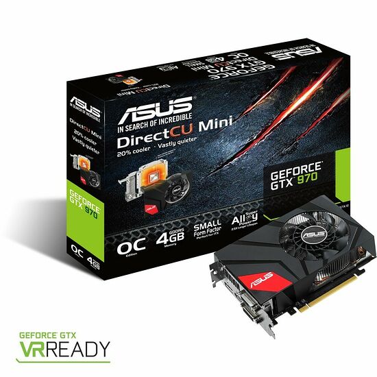 Asus GeForce GTX 970 DirectCU Mini, 4 Go