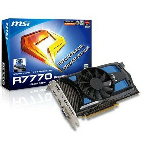 Carte graphique MSI Radeon HD7770 OC Power Edition 1GD5/OC,1 Go