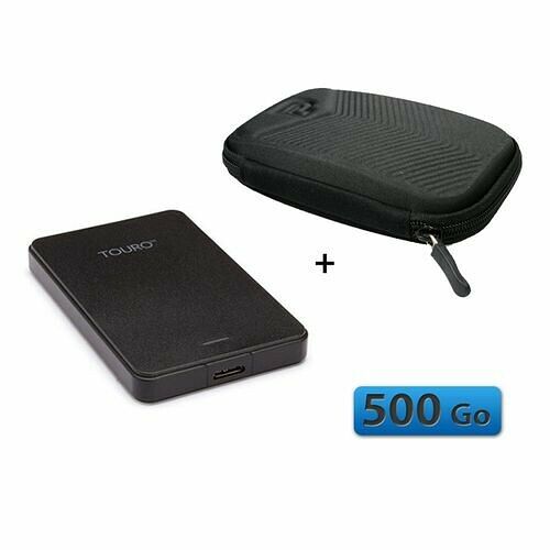 Hitachi Touro Mobile MX3, 500 Go + Housse