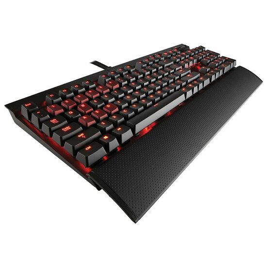 Corsair K70, Noir, LED Rouges (MX Blue) (AZERTY)