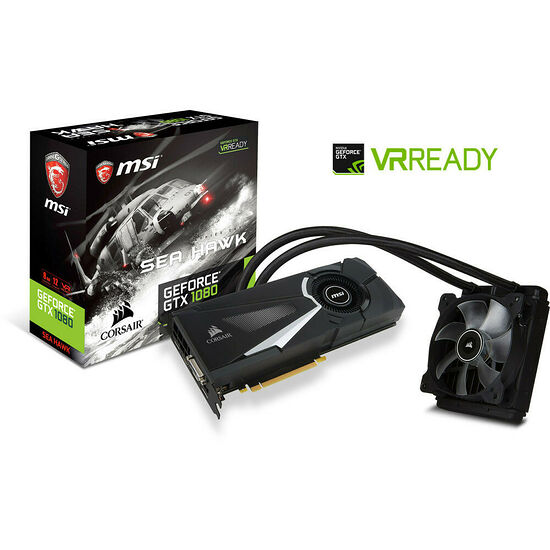 MSI GeForce GTX 1080 SEA HAWK X, 8 Go