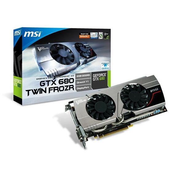 Carte graphique MSI Geforce GeForce GTX 680 OC Twin Frozr, 2 Go
