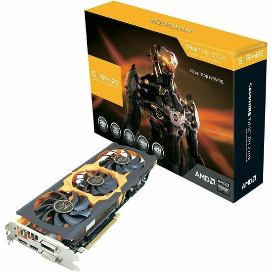 Sapphire Radeon R9 270X Tri-X OC with Boost, 2 Go