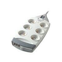 Multiprise Parafoudre, 6 prises + Protection Tel, Belkin