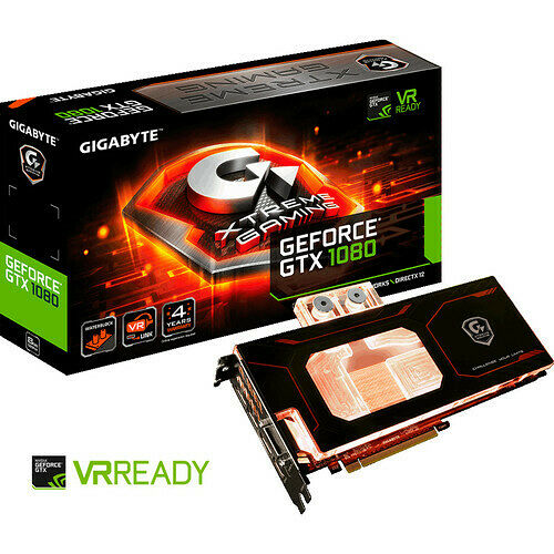 Gigabyte GeForce GTX 1080 XTREME GAMING WaterForce WB, 8 Go