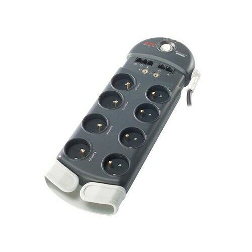 Multiprise parafoudre SurgeArrest, 8 prises + Protection TV/Tel, APC