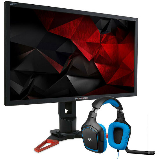Acer Predator XB281HKbmiprz G-Sync + Logitech G430 inclus