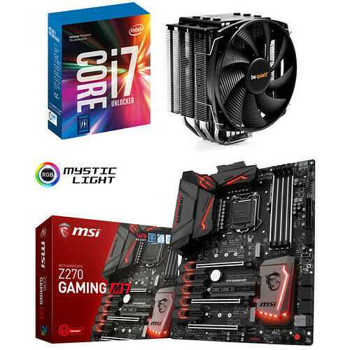 Kit d'évolution Intel Core i7-7700K + MSI Z270 GAMING M7 + Dark Rock 3